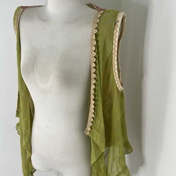 Vintage Handmade Victorian Vibes Boho Vest - Picture 4 of 6